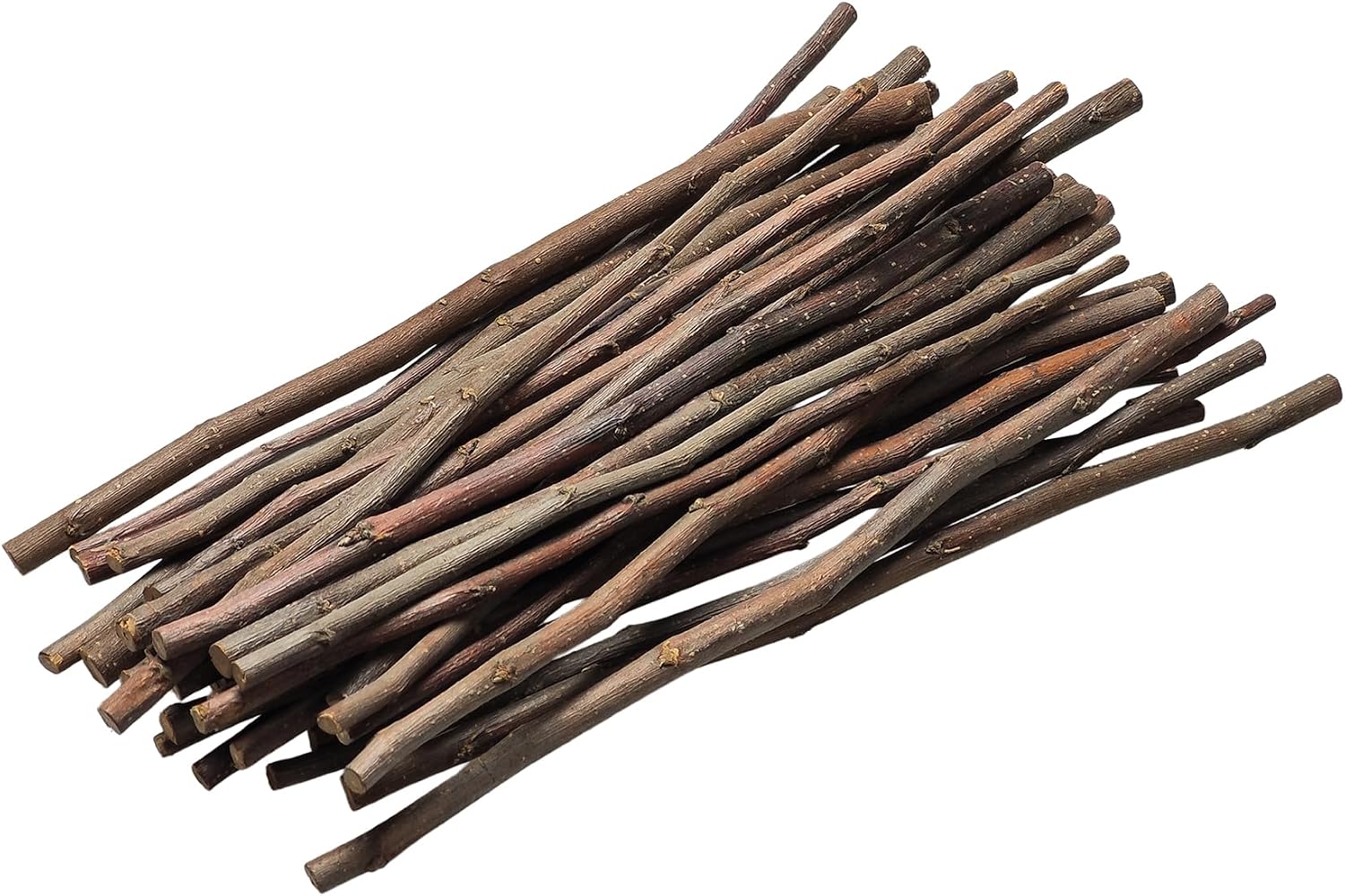 36PCS 30cm Natural Wood Log Sticks, Wood Craft Sticks 0.5-1.2cm Diameter, Natural Twig Stick for DIY Projects Photo Props Rustic Decor Card Making Supplies