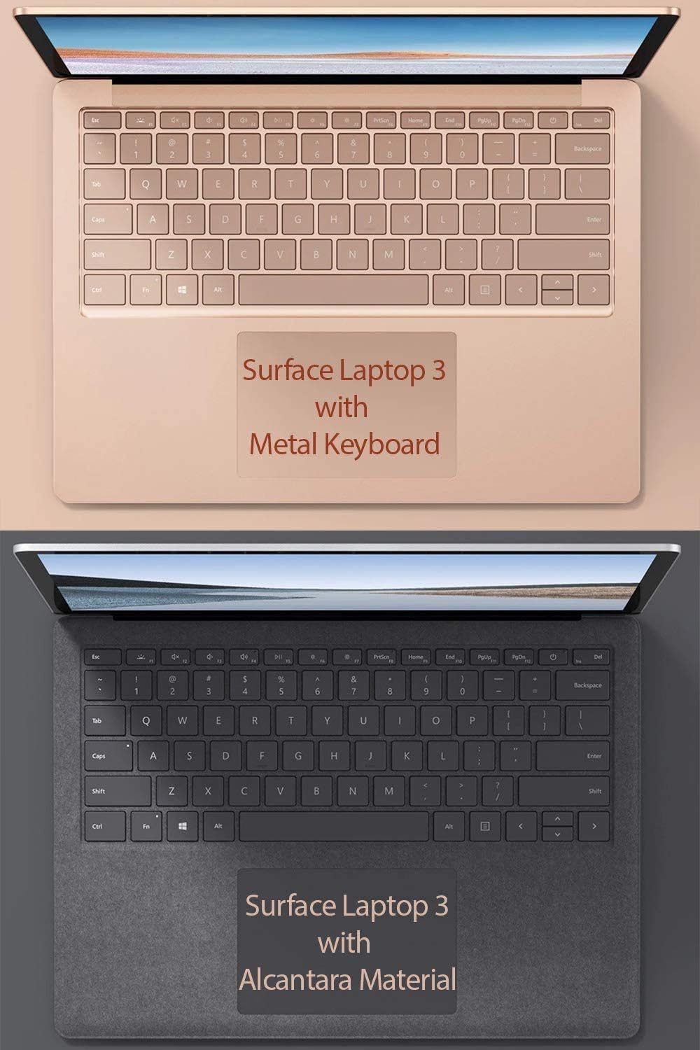 mCover Hard Shell Case ONLY Compatible for 13.5-inch Microsoft Surface Laptop 4/3 Laptop with Metal Keyboard (NOT Fitting with Surface Laptop 4/3 / 2/1 Models with Alcantara Keyboard) - Clear - Image 4