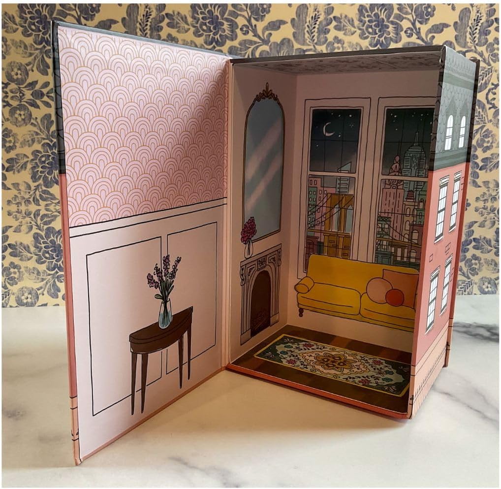 decorative storage box-gift box for women-memory box for keepsakes-New York gift-Brooklyn Townhome-small storage box size: 8”x5”x3.75”