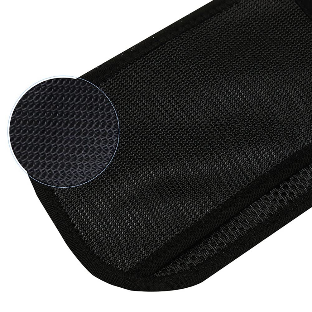 Cinturones de Soporte Lumbar, Soporte de Espalda Malla Aire for Hombres y Mujeres, Alivio del Dolor Baja con 3 estancias Almohadilla térmica, Ajustable(XL/X-Large)