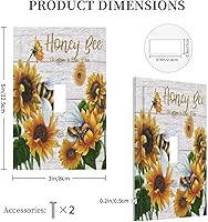 Vista 296 de Vista de ventana, isla tropical, playa, palmeras, cielo soleado, cubierta de interruptor de luz de palanca individual, placa decorativa de pared