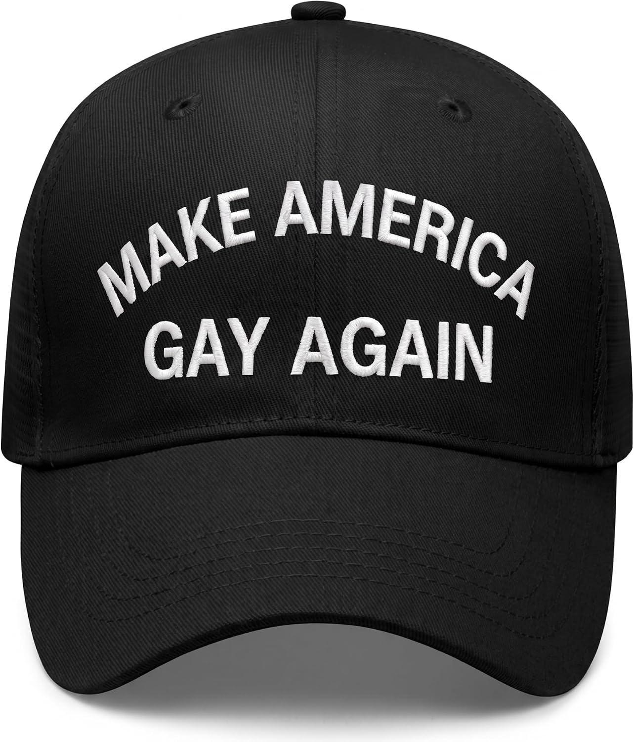 Gay Pride Trucker Hat for Men and Women LGBT Embroidered Adjustable Washable Baseball Cap LGBTQ Accessories Gifts