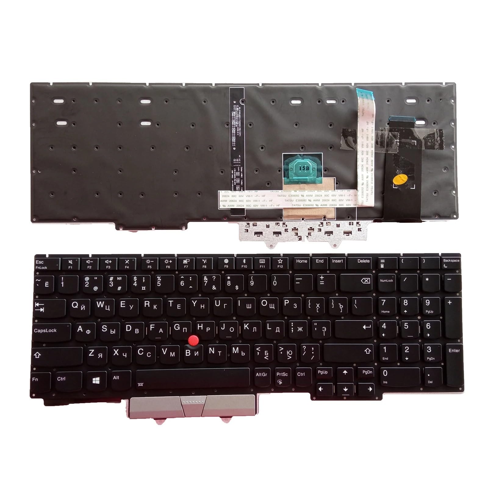 Clavier ThinkPad E15 Gen 1 Lenovo azerty rétroéclairé de remplacement