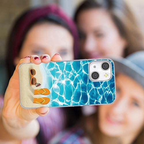 Miniatura 6 de AKORAVO Funda para iPhone 13 para mujeres, hombres y niñas, protección completa, a prueba de golpes, delgada, suave, TPU transparente, con diseño