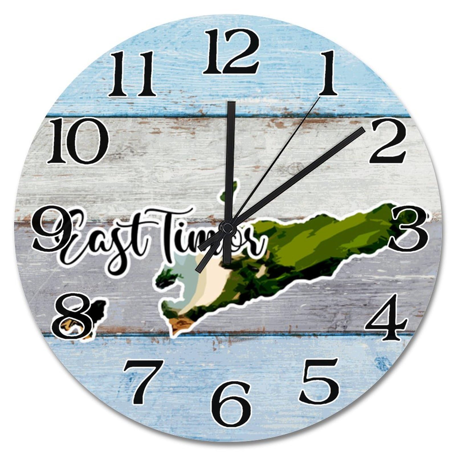 Horloge murale à piles de 38 cm silencieuse et sans tic-tac pour salon