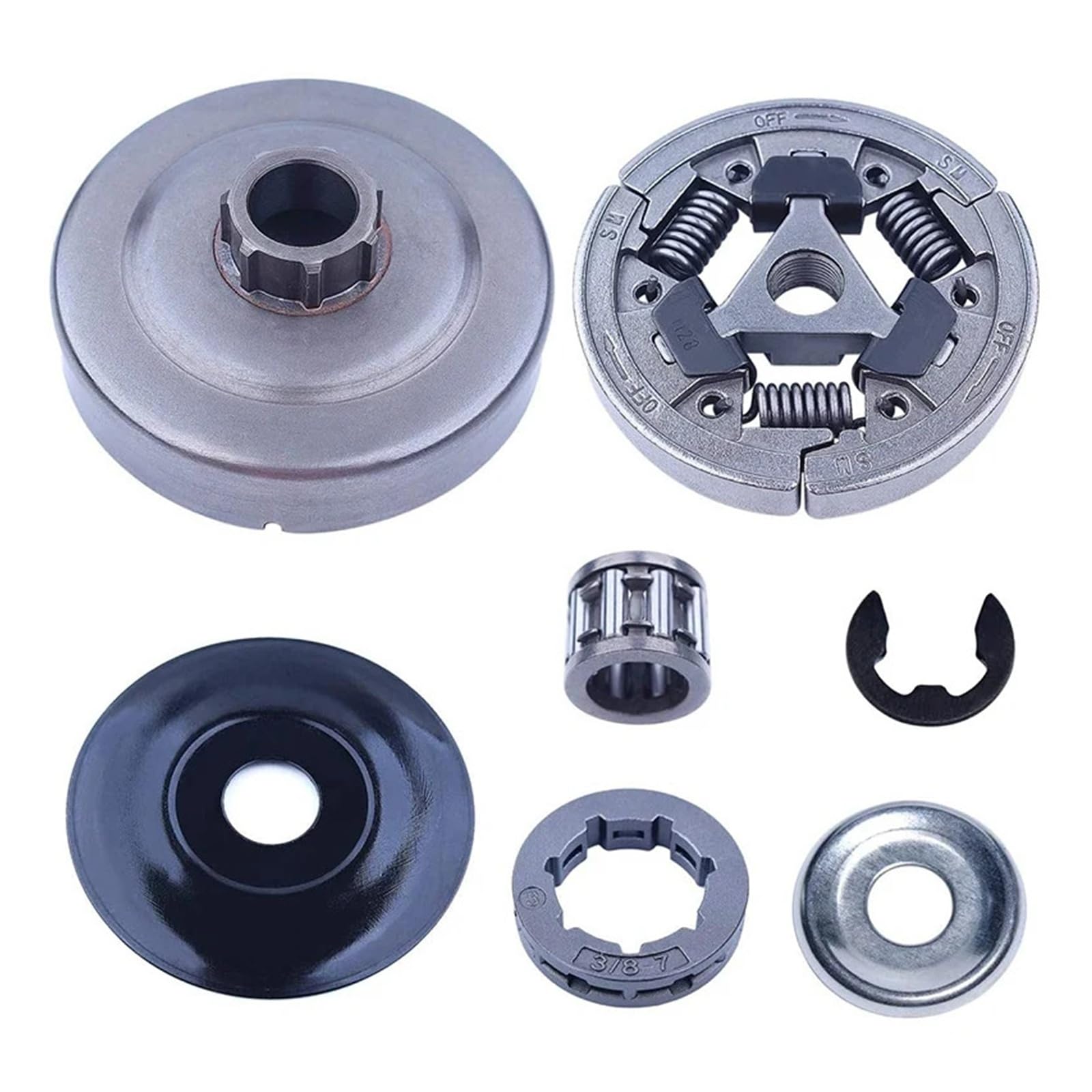 Fit For S-t-i-h-l 044 046 MS440 MS460 MS461 MS441 MS361 MS362 MS362C Chainsaw 3/8 Clutch Drum Rim Sprocket Needle Bearing Kit