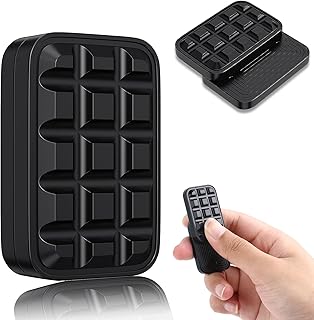 KDEDC Square Brick Fidget Slider, Magnetic Metal Fidget Toys Trackless Fidget Slider, EDC Fidget Toy for Adults & Teen, Helps Relieve ADHD/Anxiety/Stress (Black Brick)