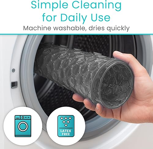 Miniatura 6 de Vive Tapete ovalado para bañera, almohadilla antideslizante para el suelo de la ducha, antideslizante y antideslizante para bañera con fuerte agarre