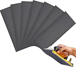 2000 2500 3000 Grit Fine Sandpaper Set Wet and Dry Sandpaper Metal Sandpaper 9 x 23 cm for Car, Metal, Painting, Wood Furniture