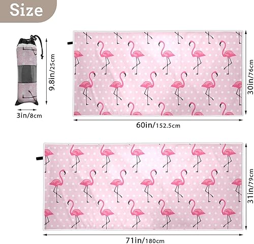 Miniatura 4 de Toalla de playa de microfibra de secado rápido, toalla de playa de gran tamaño a prueba de arena, toalla de viaje para mujeres, niños, niños, niñas,