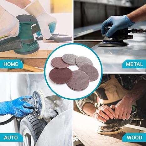 30PCS 5 Inch Mesh Sanding Discs Hook and Loop, Dust Free Mesh Sanding Pads, Abrasive Net Sander Disc Anti-Blocking Mesh Sandpaper for Car, Wood Furniture Floor (Grit 240)