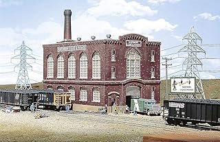 Walthers Cornerstone HO Scale Model Northern Light & Powerhouse Structure Kit, 8 (933-3021)