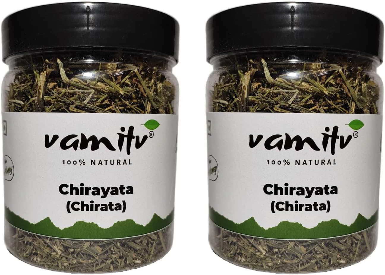 Vamitv Kirayata Chirayata | Bitterstick | Hara Chiratata | Kalmegh | 200gm | Combo Pack 100gm Each |100% Natural