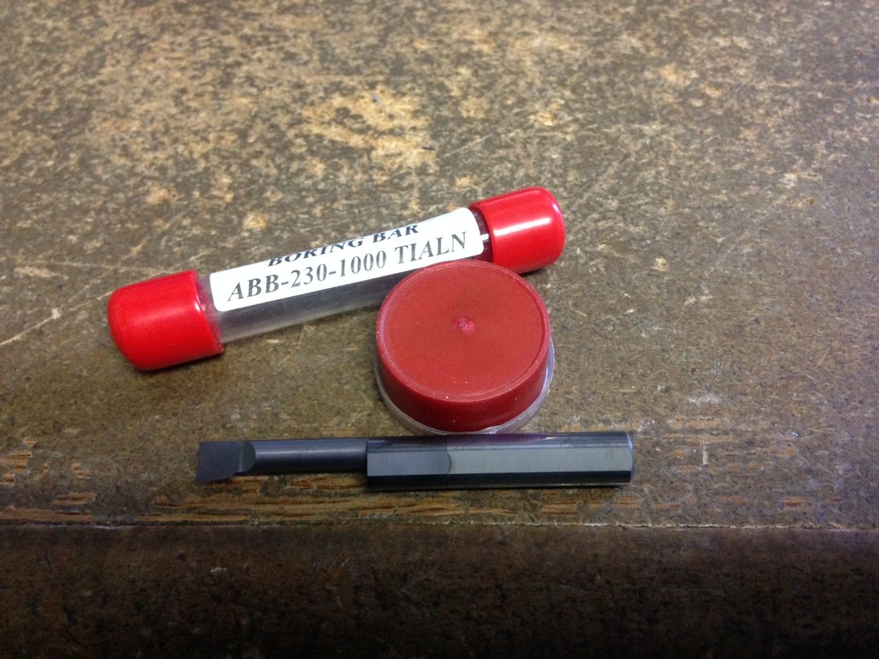 New 5/16" Solid Carbide Boring Bar ABB-2301000 TiAlN .230" Minimum Bore