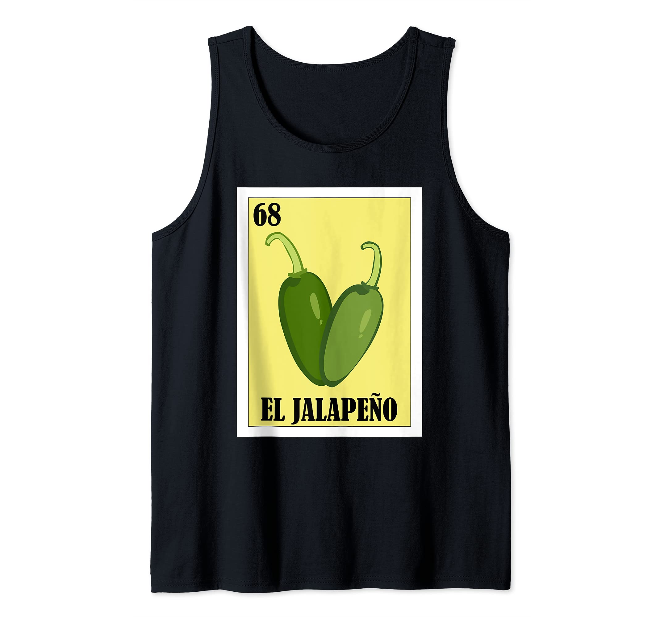 Spanish Chili Design - Mexican Lottery El Jalapeo Tank Top