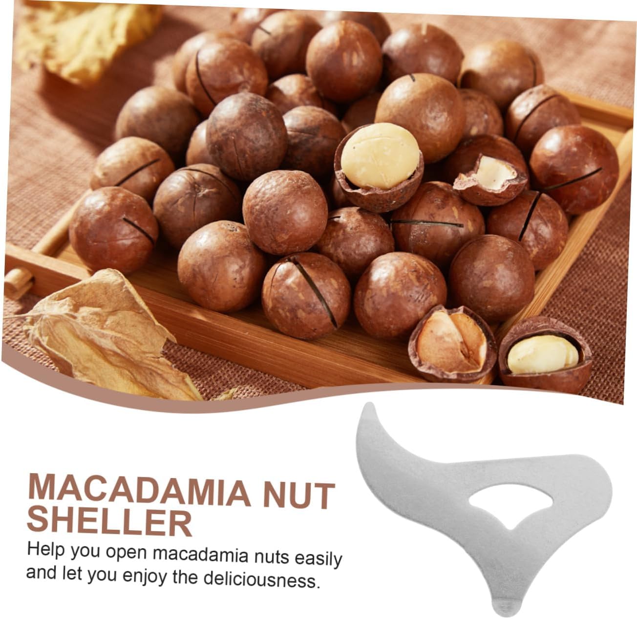 10pcs Stainless Steel Nut Crackers for Walnut and Nut Openings