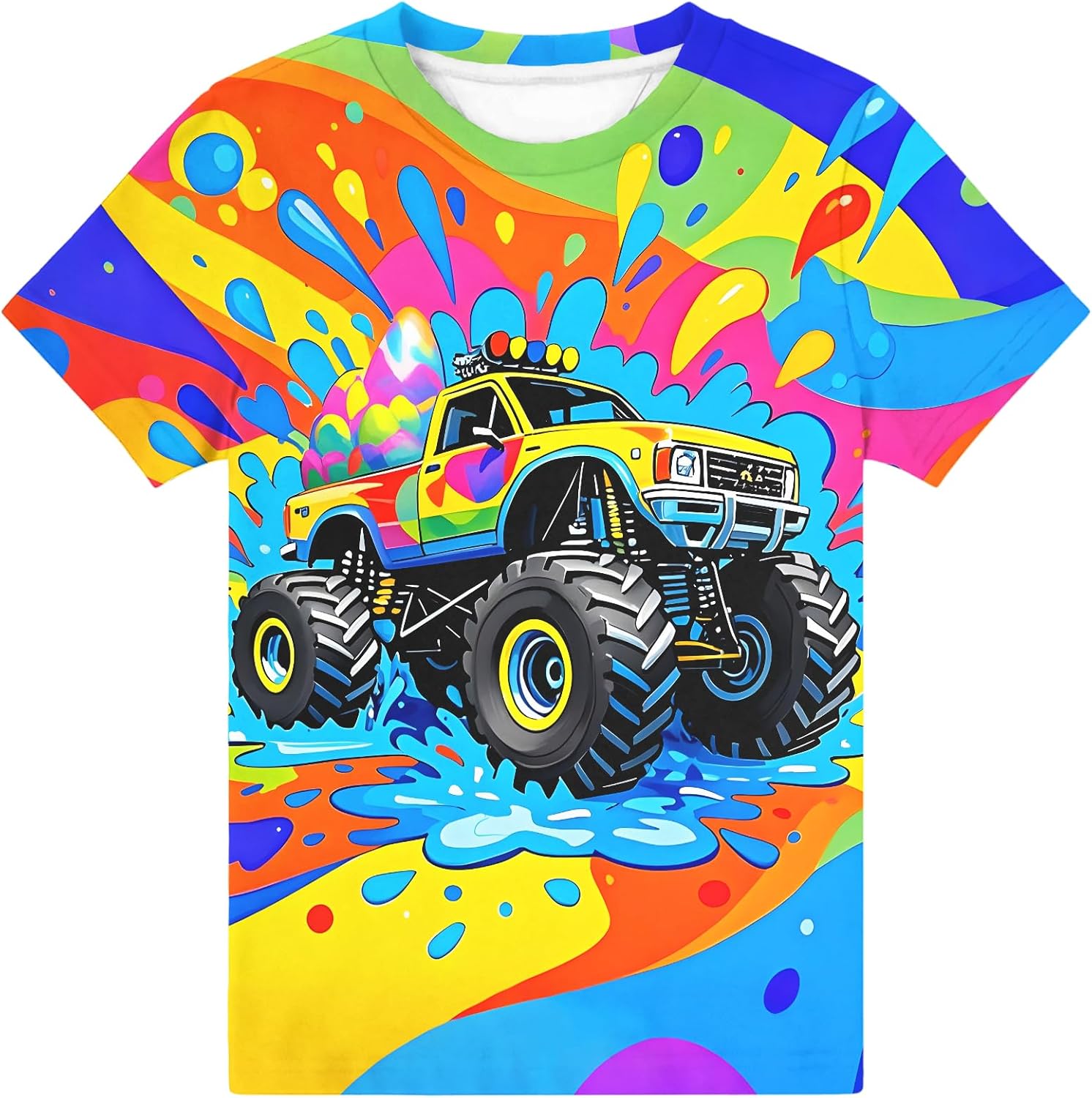 Hgvoetty Boys Girls Shirts Graphic T-Shirts Kids 3D T-Shirts Youth Novelty Casual Short Sleeve Tops Tees for 6-16 Years