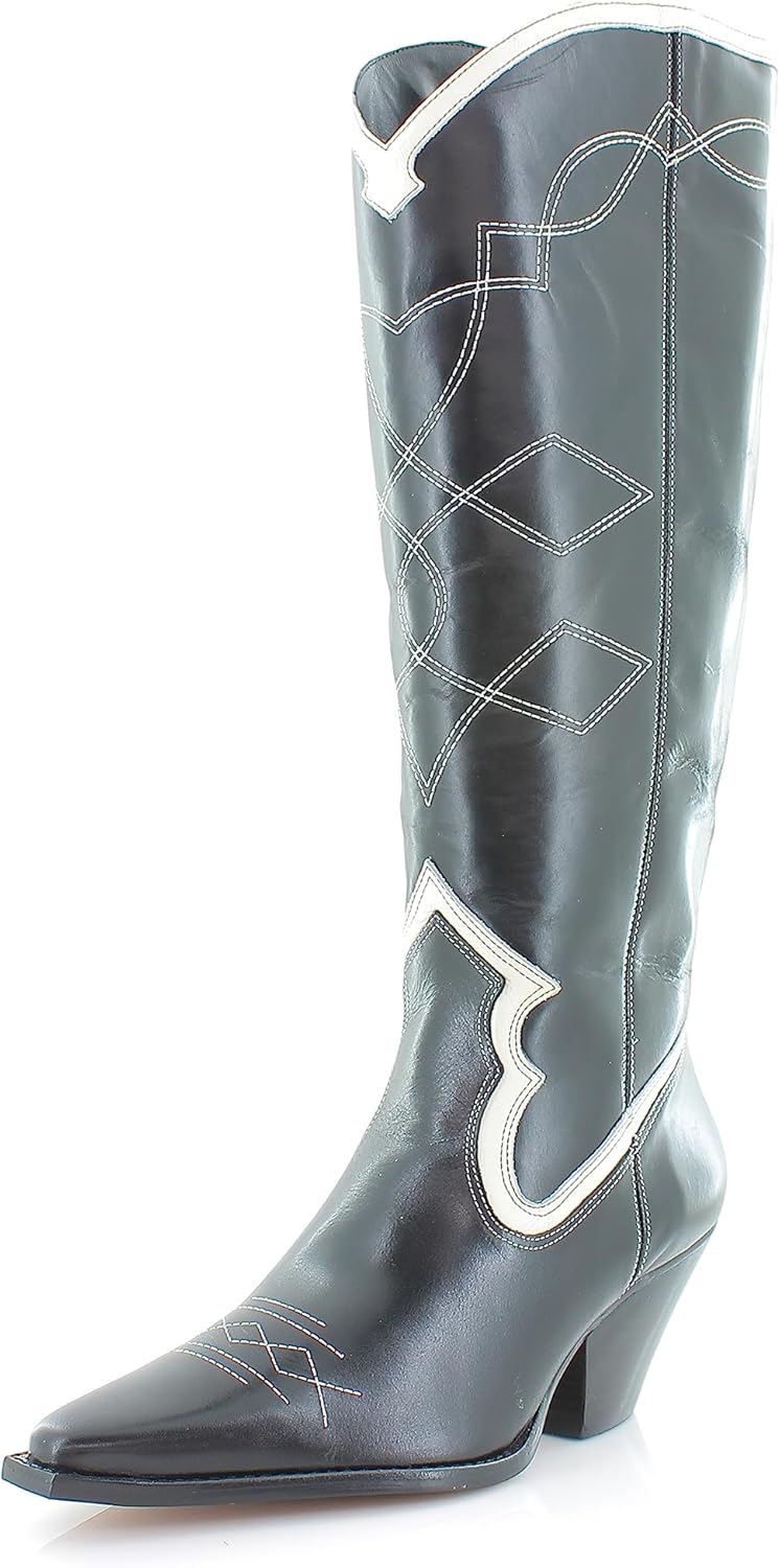 Vince Camuto Women's Footwear Nedema Western Knee High Boot Fashion