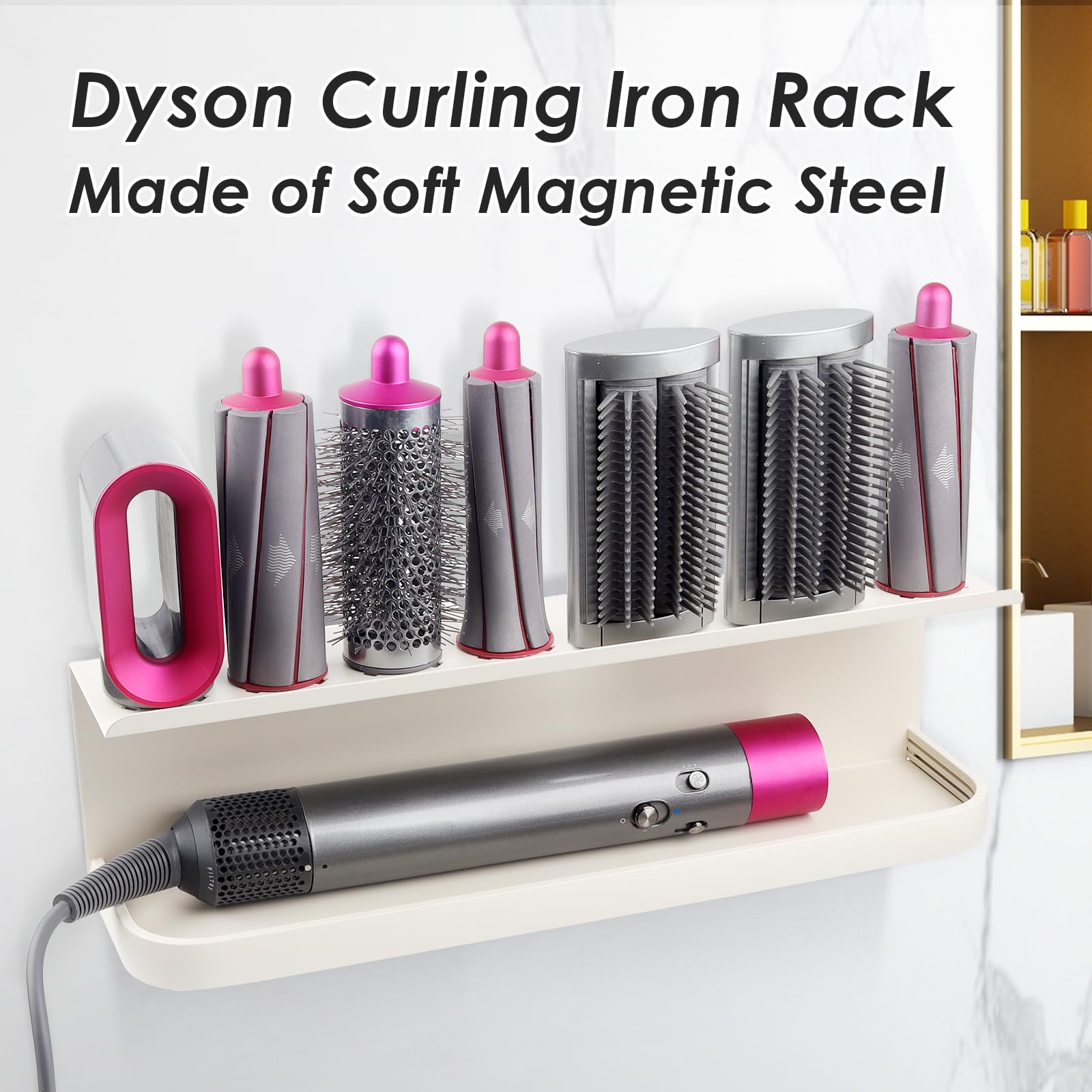 Amazon.co.jp: DALUOBO 壁掛けストレージホルダー Dyson Airwrap収納
