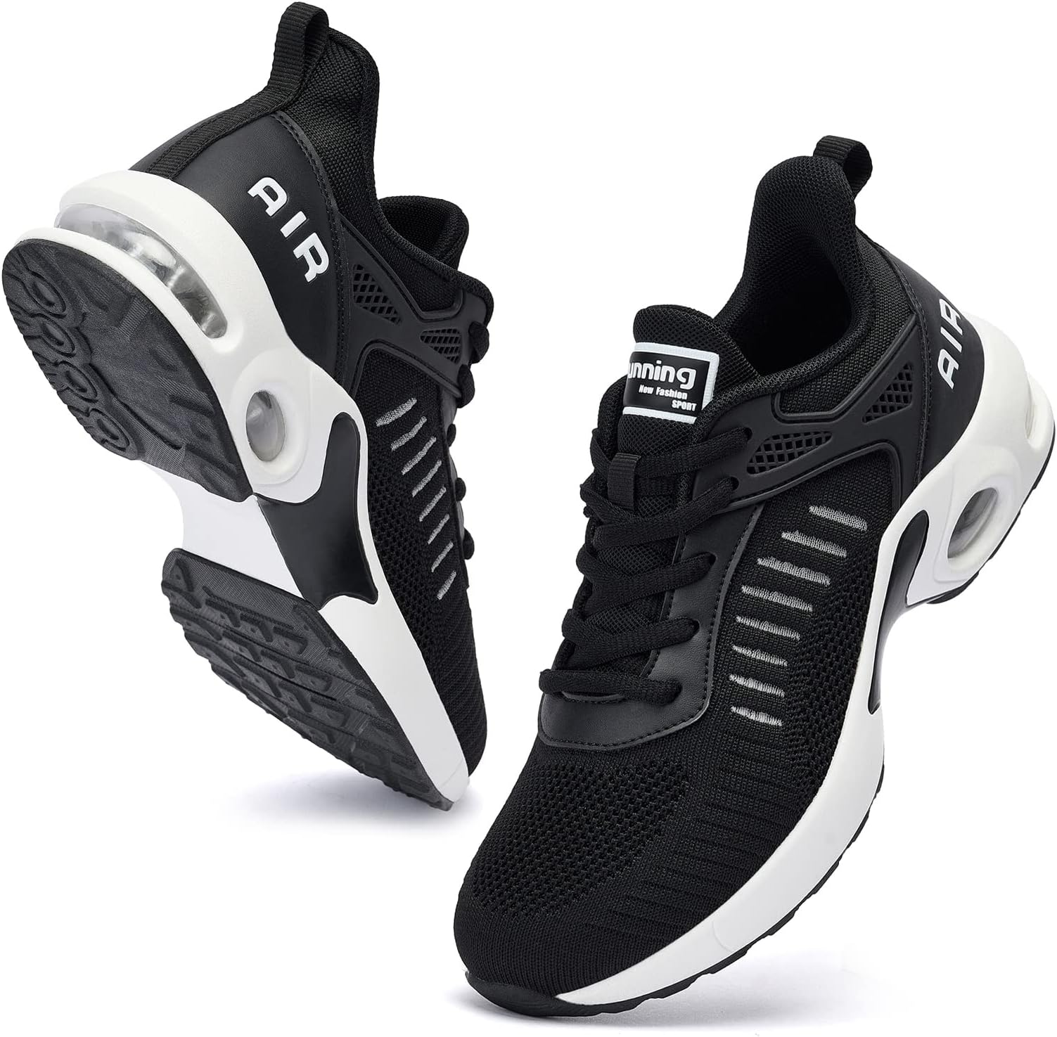 AkkWomen Air Athletic Running Shoes - Air Cushion Shoes for Womens Mesh Sneakers Fashion Tennis Breathable Walking Gym Work Shoes