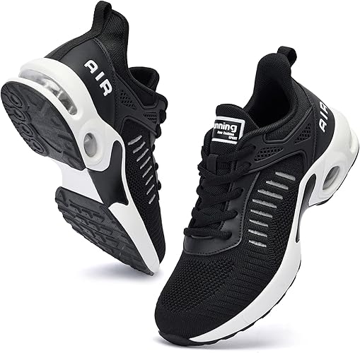 Akk Women Air Shoes Running Sneakers Tennis Walking Shoes Mesh Breathable Gym Work Fashion Sneakers