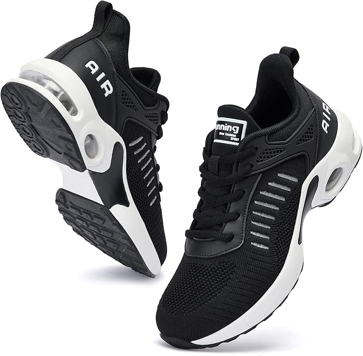 Akk Women Air Shoes Running Sneakers Tennis Walking Shoes Mesh Breathable Gym Work Fashion Sneakers