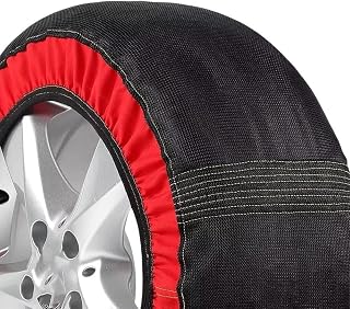 Conduce de forma segura este invierno con 2 cadenas antideslizantes para neumáticos de coche (6004)