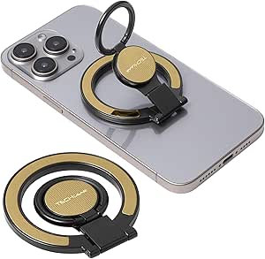 TECHGEAR IPhone 14 Plus Stand Case [Fusion Armour Ring] Premium Hybrid Tough Rugged Protective Magnetic Kickstand Case, Compatible With MagSafe Case For IPhone 14 Plus 6.7" - Clear