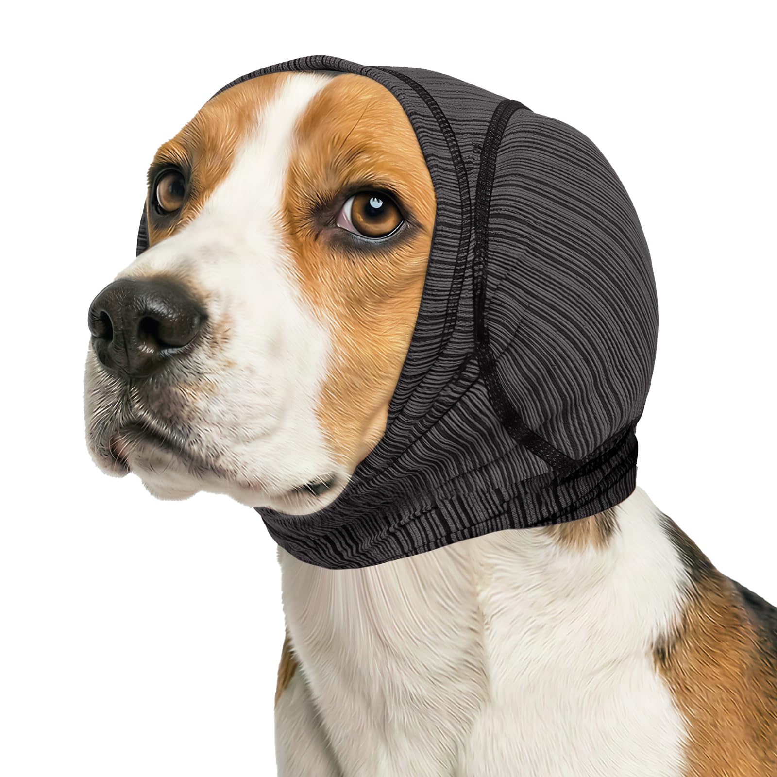 Cache-oreilles apaisant pour chien réglable contre le bruit