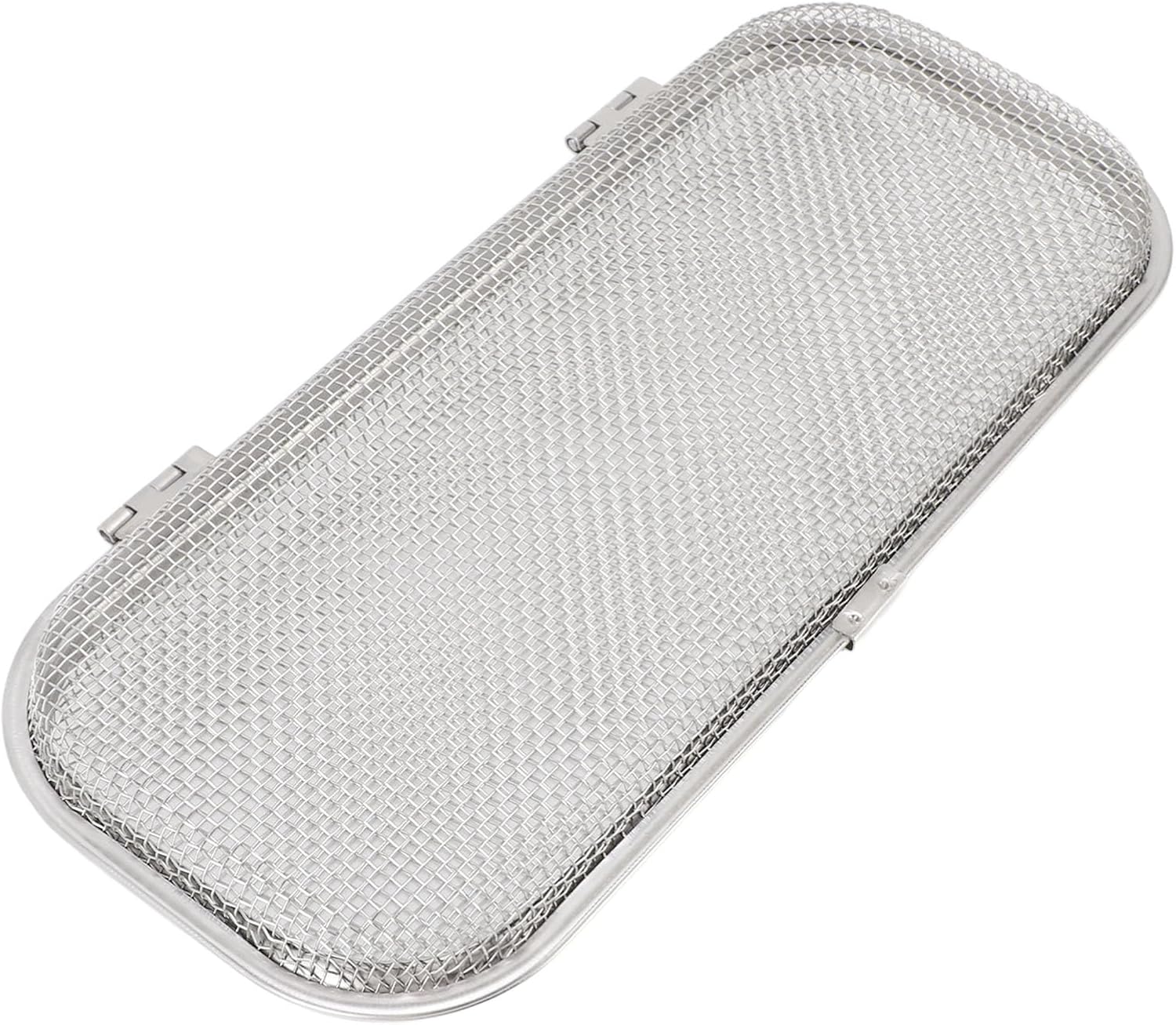 Yinhing 304 Stainless Steel Dishwasher Utensil Basket Rectangular Mesh Drain Holder for Cutlery Small Items 11 5x26 5x3 5cm (Small)