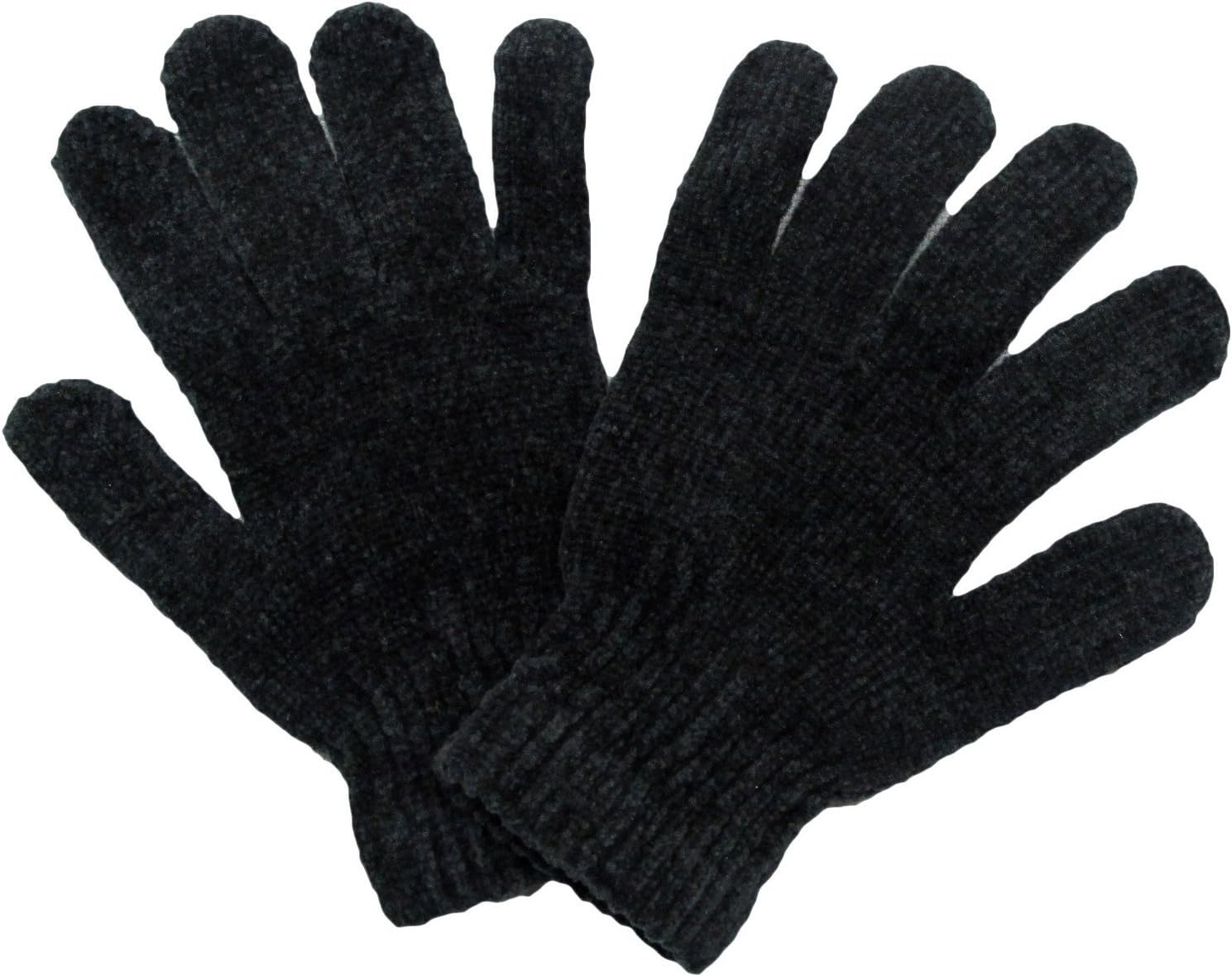 Fine Chenille Gloves, 6 Pairs, Women's Size, Streches Nicely