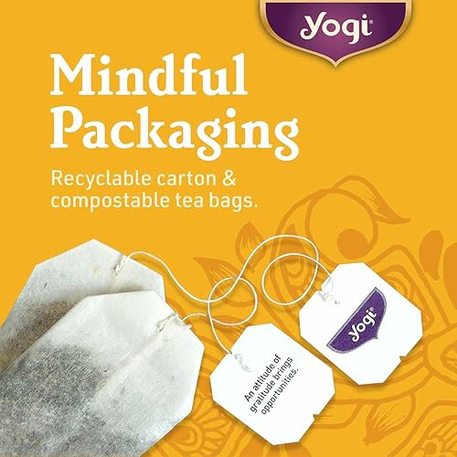 Miniatura 9 de Yogi Paquete de muestras de digestión y desintoxicación (paquete de 6) - Apoyo al bienestar - Té verde y de hierbas - 96 bolsas de té