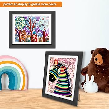 TENTIZON Kids Artwork Picture Frame, 3-Pack 8.5x11 Picture