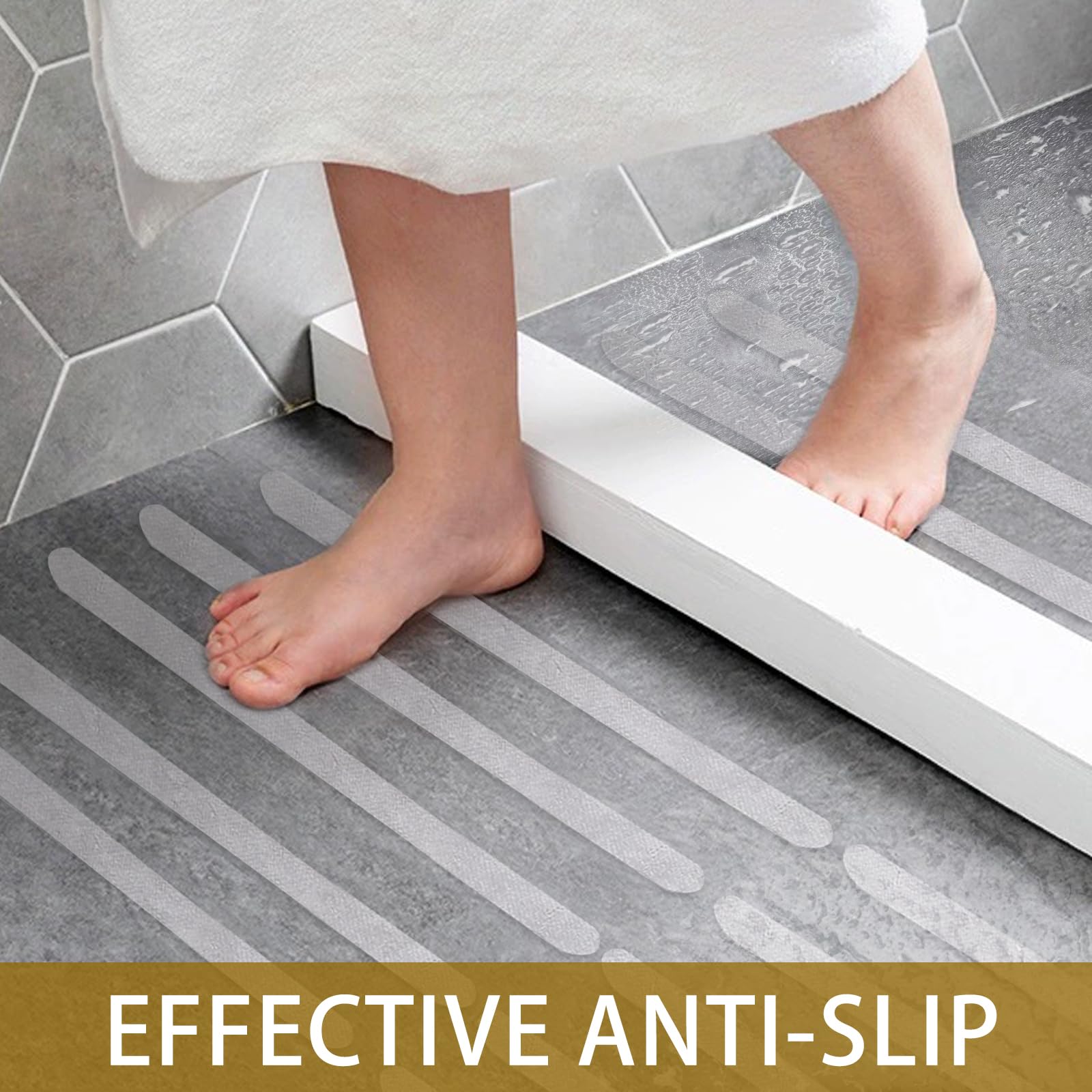 Atlantis Antislip Strips & Rondjes Badkamertegel