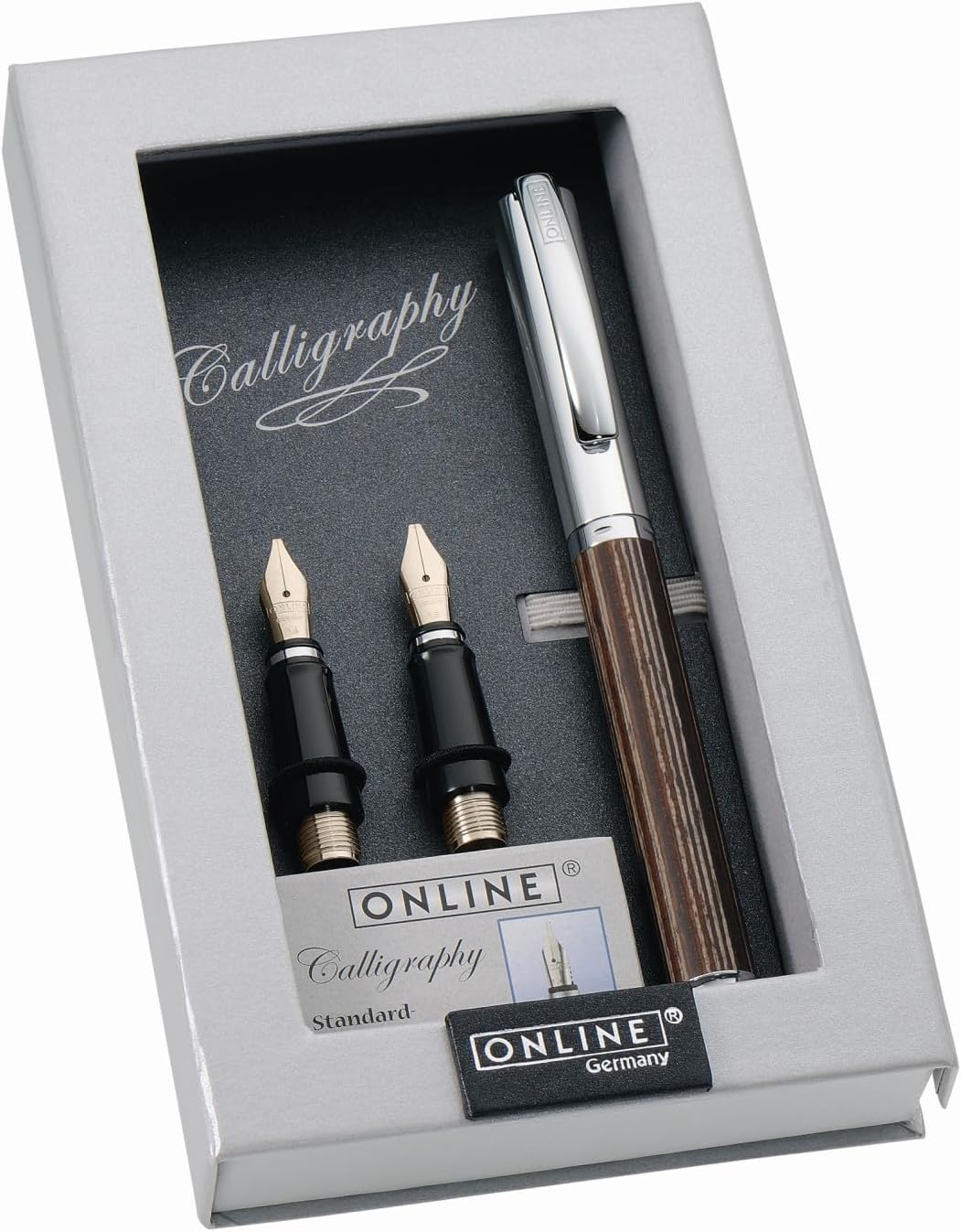 Paradise Pen Company Calligraphy Fountain Pen Set, Vision Nature African Maroon (36920)