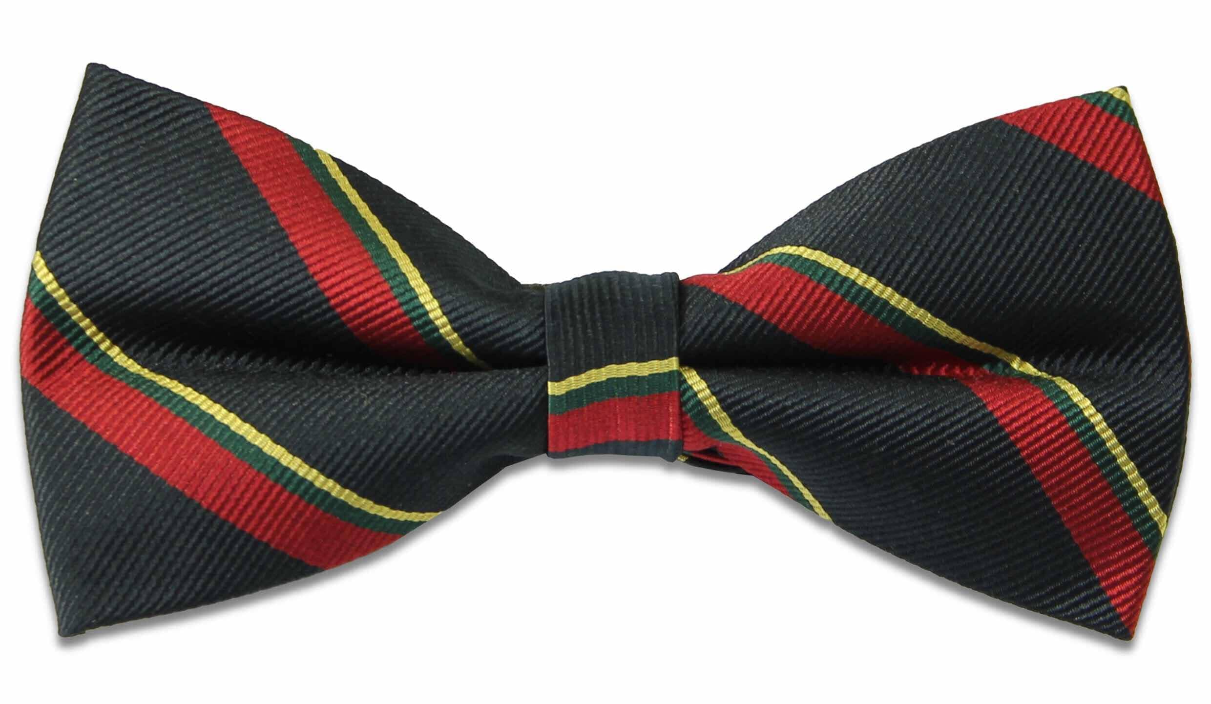 The Regimental Shop Men's Blue/Red/Green/Yellow Royal Marines Corps Silk (Pretied) Regital Bow Tie