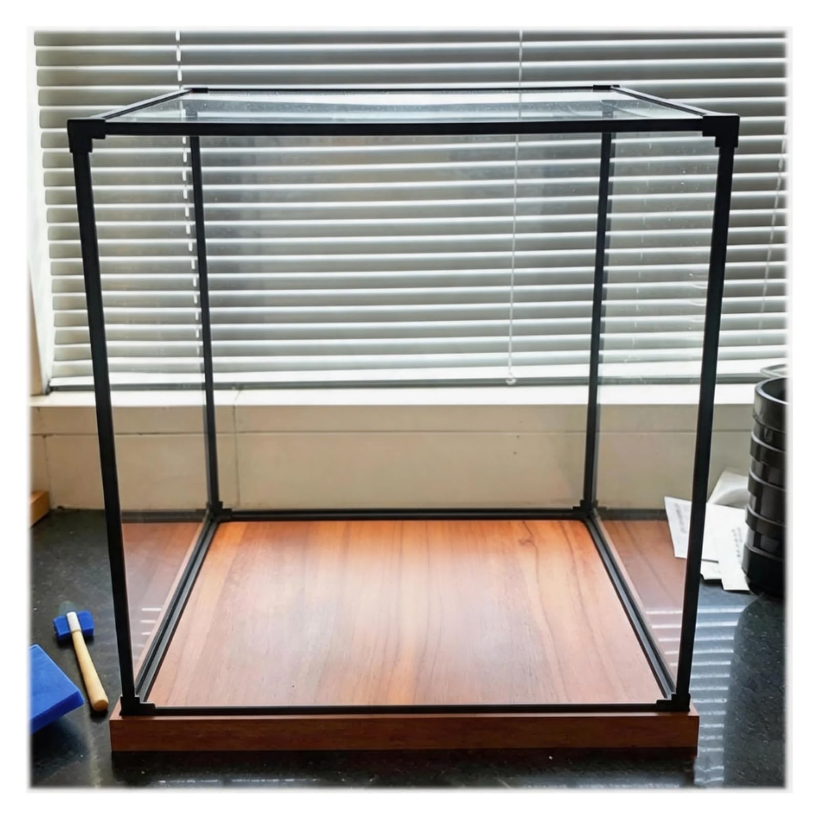 Display Case for Collectibles Assemble Clear Acrylic Box 8 12 16 20 24 Inch Tall, Dustproof Clear Exhibit Collector Showcase, Sturdy Acrylic Display Box Bin(40x15x15cm/16x6x6inch)