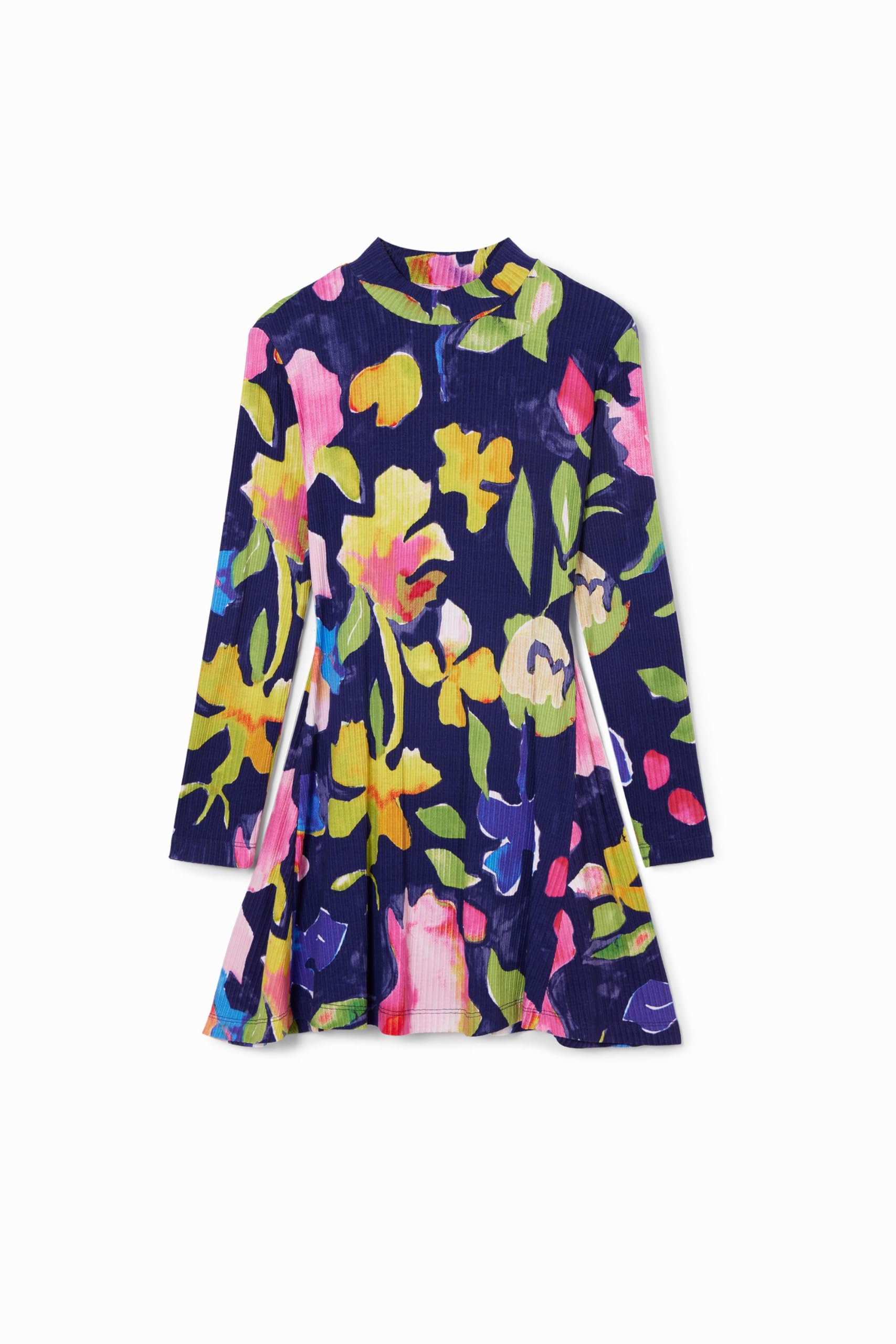 Desigual Sukienka Dziewczynki Girl Knit Dress Long Sleeve