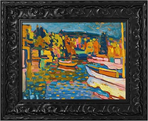 Miniatura 42 de Marco de madera DIY para lienzos de 60,9 x 91,4 cm, marcos de 6,1 cm de ancho con adornos antiguos para impresiones de arte de pintura al óleo