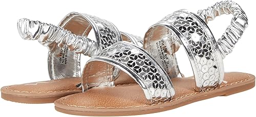 NINA CIA-T pour fille (tout-petit/petit enfant), Paillettes argentées., 30 EU