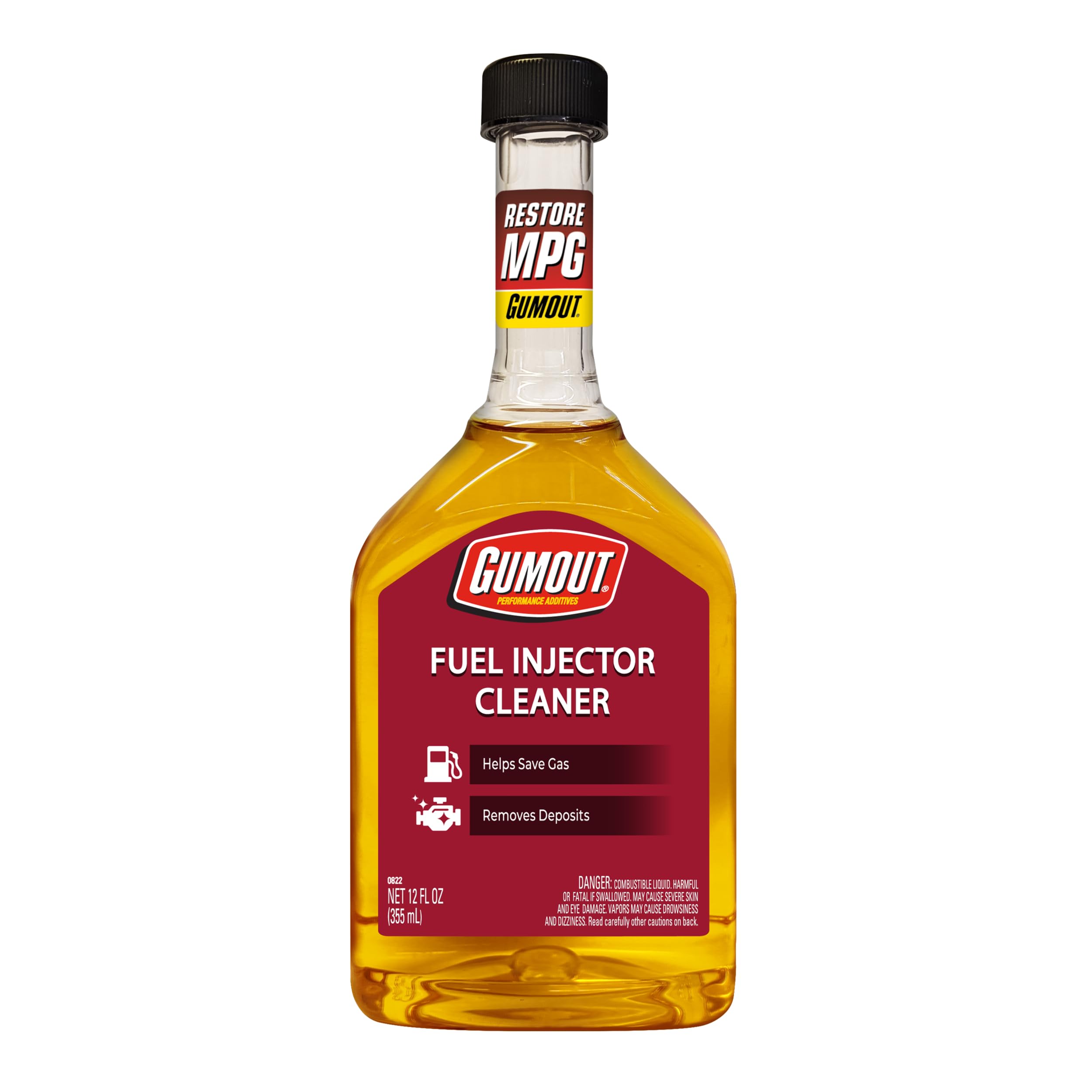 Gumout 510108 Fuel Injector Cleaner &amp; System Treatment, 12 oz