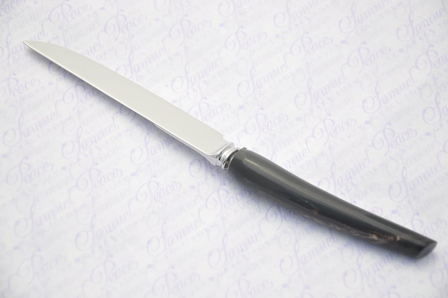 Ten Genuine Water Buffalo Handle Steak Knife Made Sheffield England Stamped Sheffield England