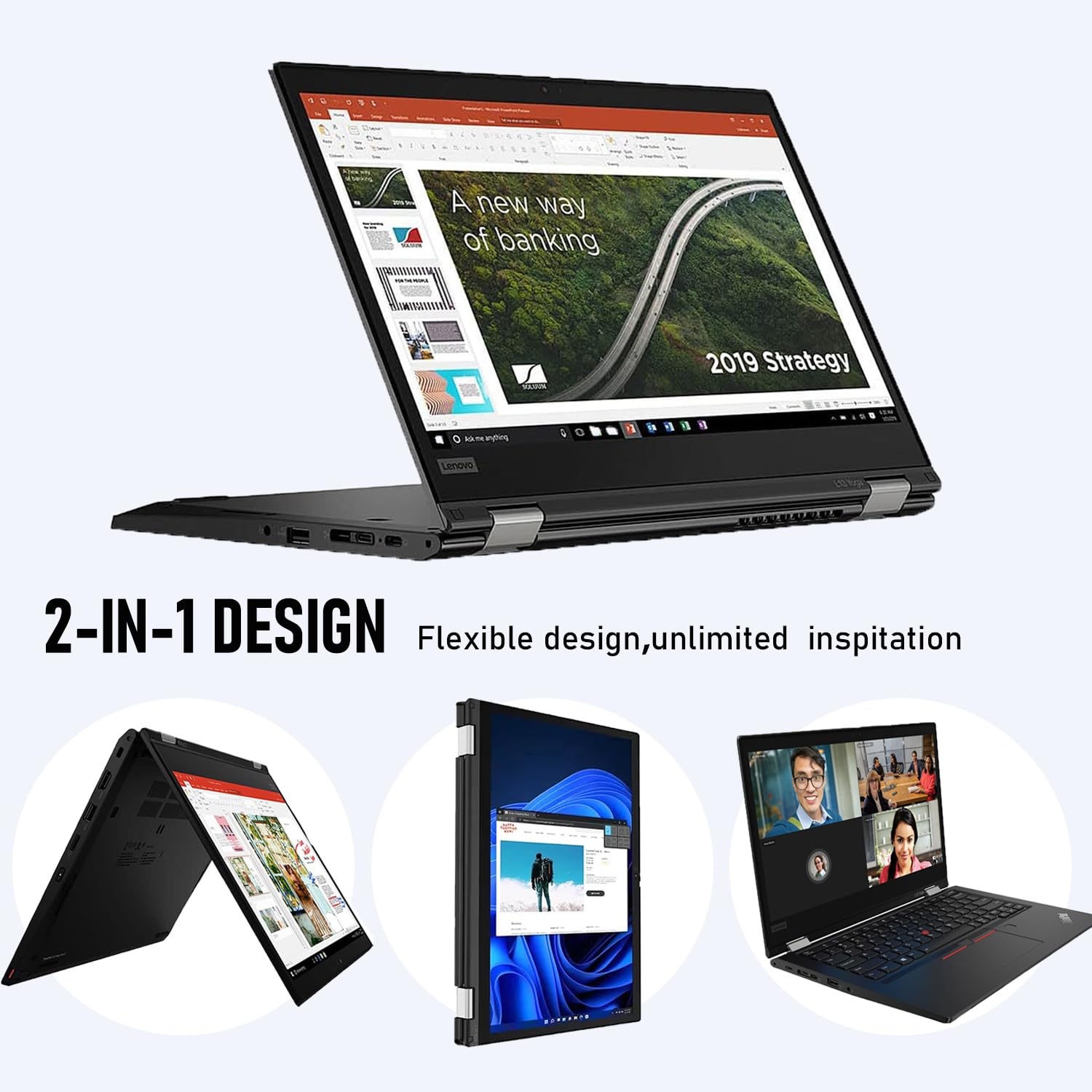 Amazon.com: Lenovo ThinkPad L13 Yoga Gen2 2-in-1 Laptop, 13.3
