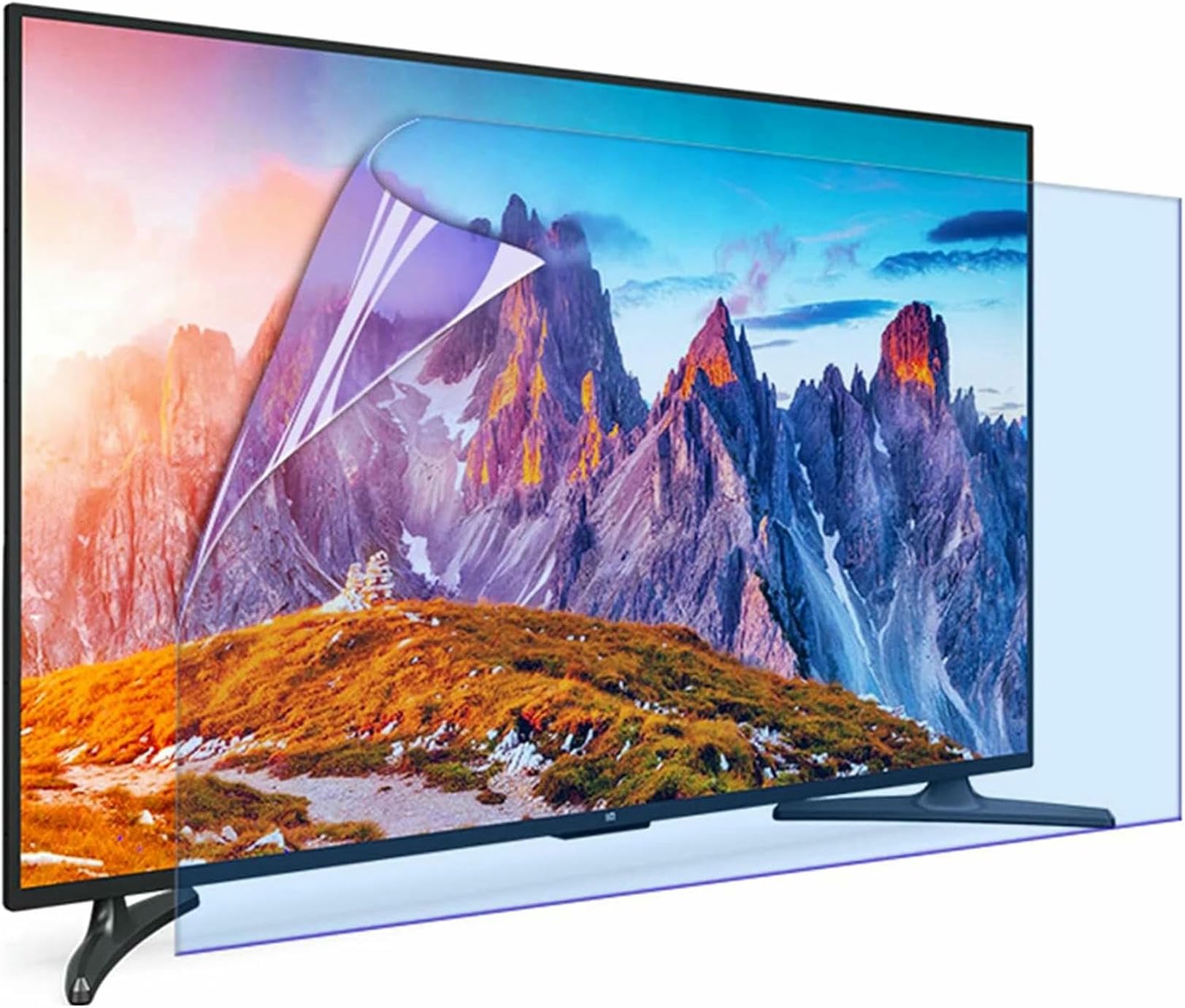 protector de pantalla para televisor, El filtro de luz azul antideslumbrante mate 50 pulgadas suaviza