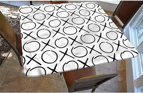 Miniatura 8 de Mantel ajustable cuadrado con bordes elásticos, diseño de paisaje de Jerusalén, poliéster para interiores y exteriores, para mesa de bufé, fiestas,