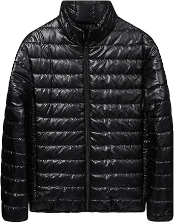 Mens Winter Outerwear, Padded Down Jacket, Warm, High Neck, Coat, Thick, Windproof, Padded Jacket, Unisex, Popular, Solid Color, Simple, Cold Protection, Padded Coat, Full Zip