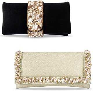 Peora Clutch Purses for Women Wedding Evening Handbags Party Bridal Gift Price In India