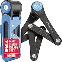 Vista 9 de Seatylock FoldyLock Mini Candado Plegable para Bicicleta - Candado de Bicicleta Ligero Patentado de Servicio Pesado - Protector Antirrobo con Llave