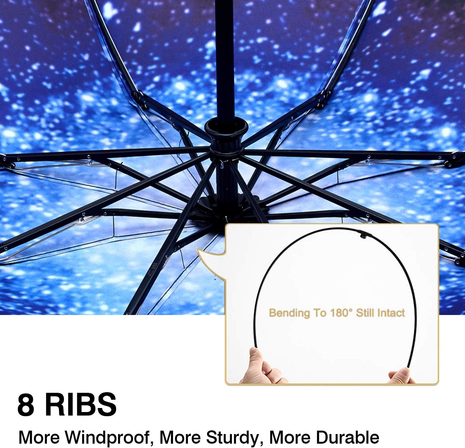 Fidus Inverted Reverse Sun&Rain Car Umbrella Large Windproof Travel UV Umbrella Women Men - Auto Open Close