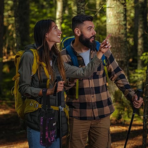 Miniatura 67 de NATURE PIONEOR Water Bottle Holder with Strap,Water Bottle Carrier Bag Sling Sleeve with Adjustable Shoulder Strap & Handle and Large Phone Pocket